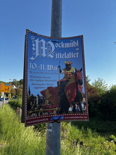 Von Burg Möckmühl durch den Harthäuser Wald