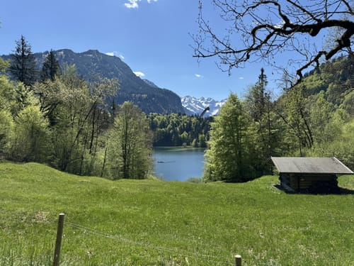 Winterwanderung zum Freibergsee