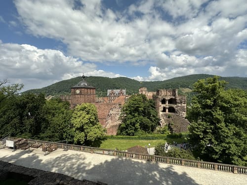 Vom Museumsgarten über Klingenteichfall zum Heidelberger Schloss